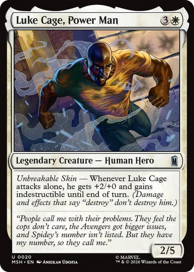 0020 Luke Cage, Power Man U Marvel Super Heroes