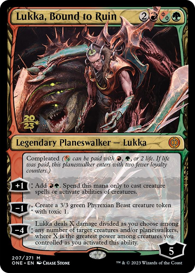 0207 Lukka, Bound to Ruin M Prerelease Cards