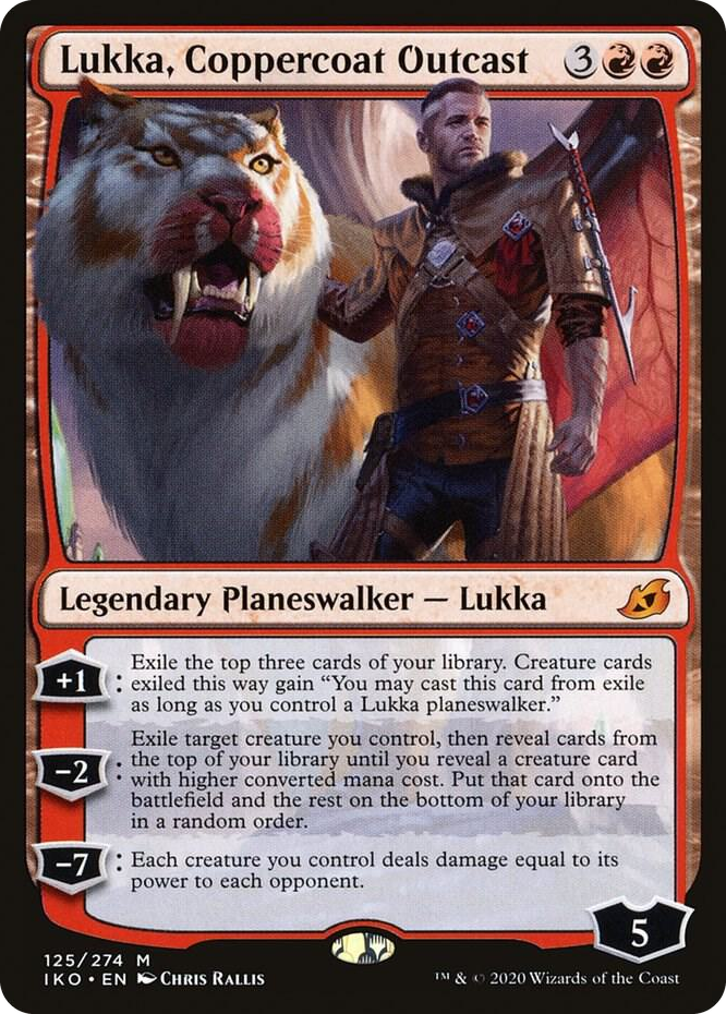 0125 Lukka, Coppercoat Outcast M Lair of Behemoths