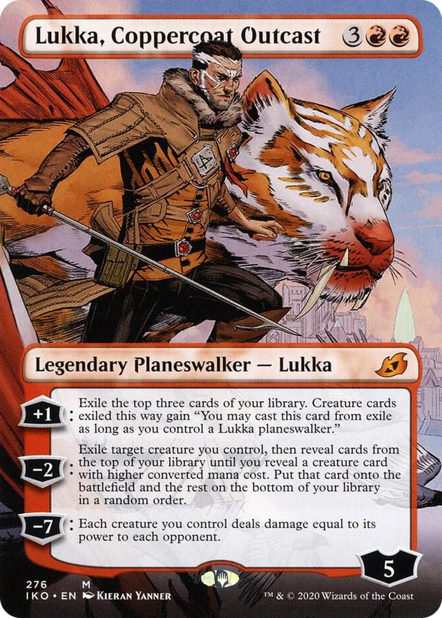 0276 Lukka, Coppercoat Outcast (Borderless) M Lair of Behemoths