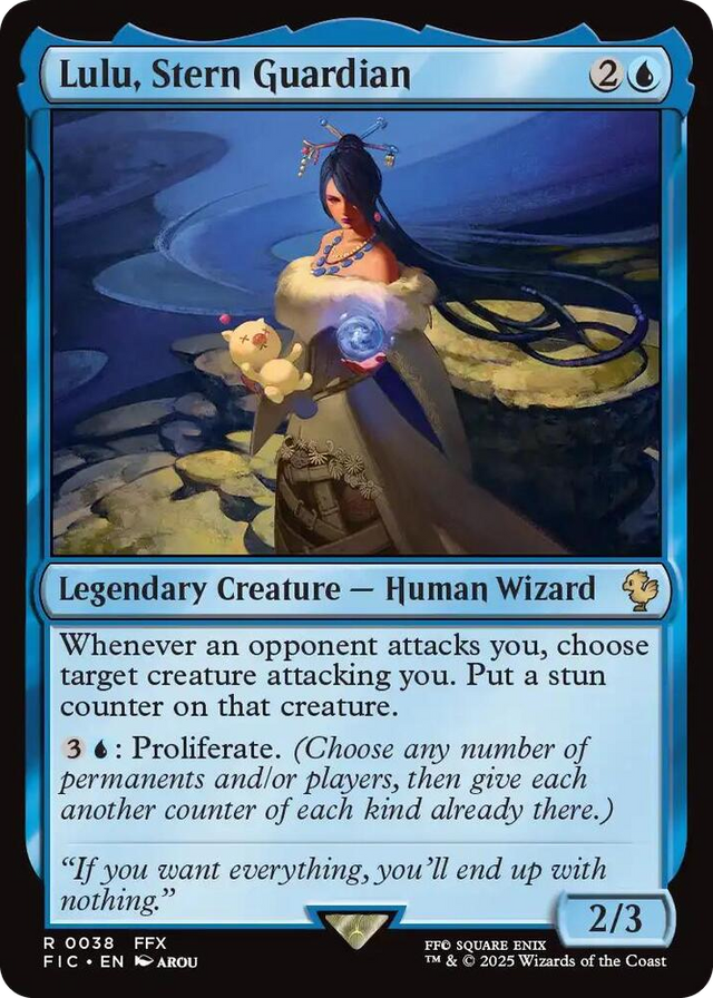 0038 Lulu, Stern Guardian (Surge Foil) R Commander: FINAL FANTASY