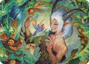 0016 Lumaret's Favor Art Card S Art Series: Secrets of Strixhaven