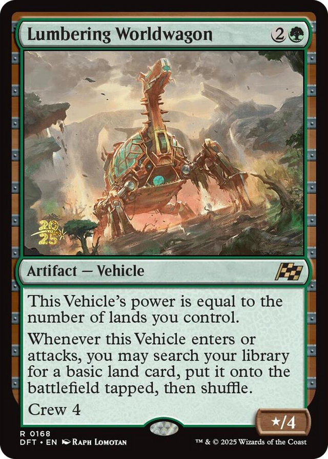 0168 Lumbering Worldwagon R Prerelease Cards