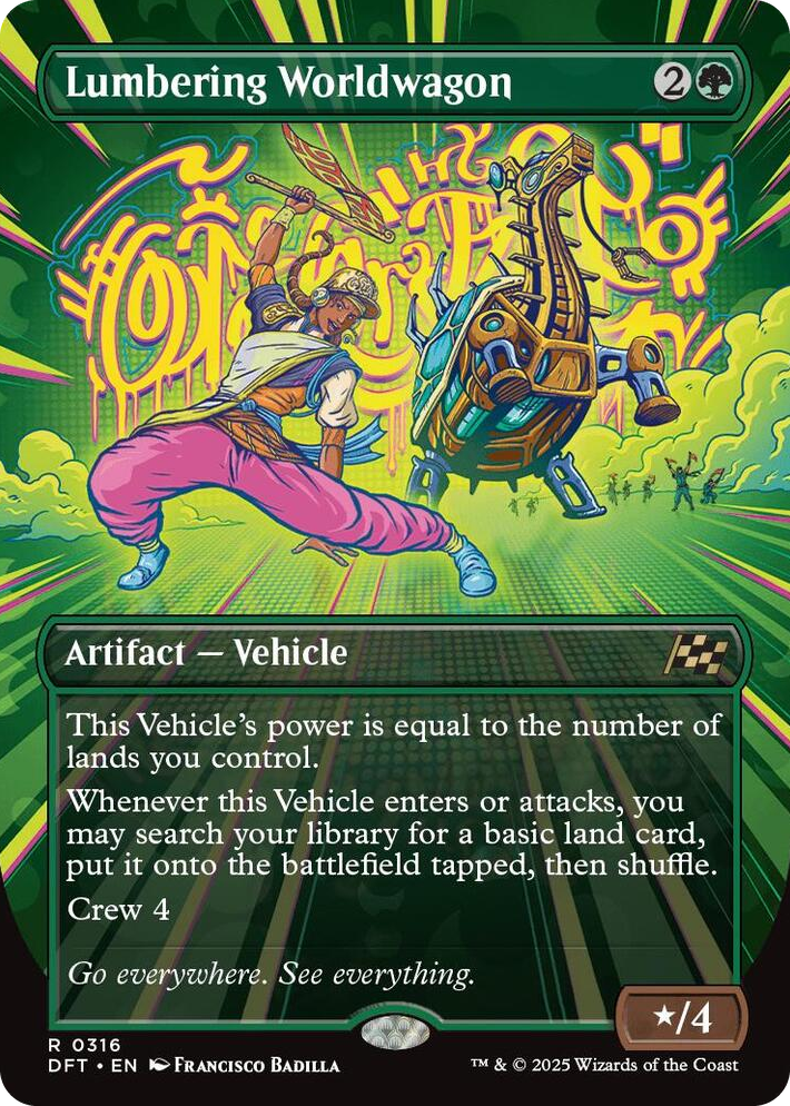 0316 Lumbering Worldwagon (Borderless) R Aetherdrift