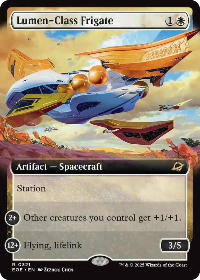 0321 Lumen-Class Frigate (Extended Art) R Edge of Eternities