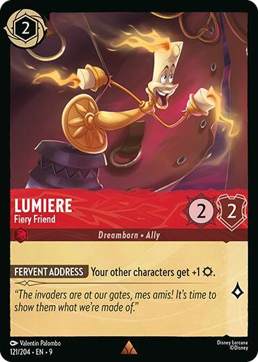 0121 Lumiere - Fiery Friend Rare Fabled