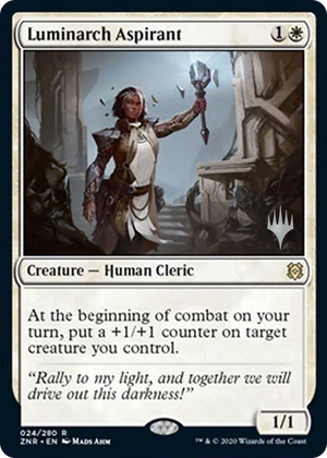 0024 Luminarch Aspirant R Promo Pack: Zendikar Rising