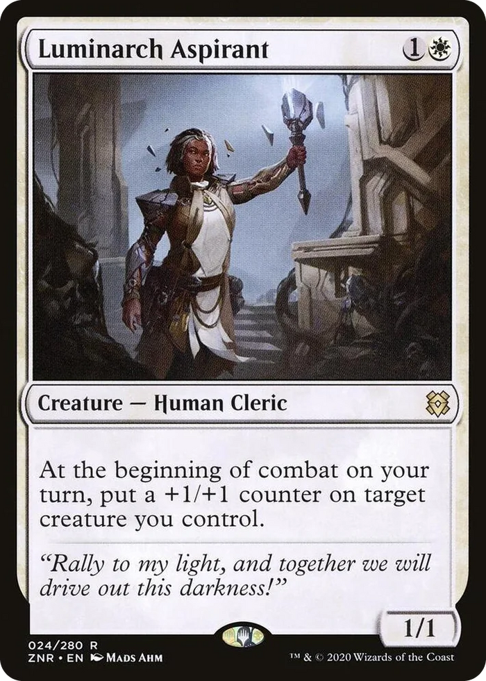 0024 Luminarch Aspirant R Zendikar Rising
