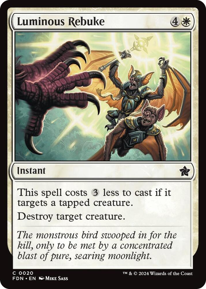 0020 Luminous Rebuke C Foundations