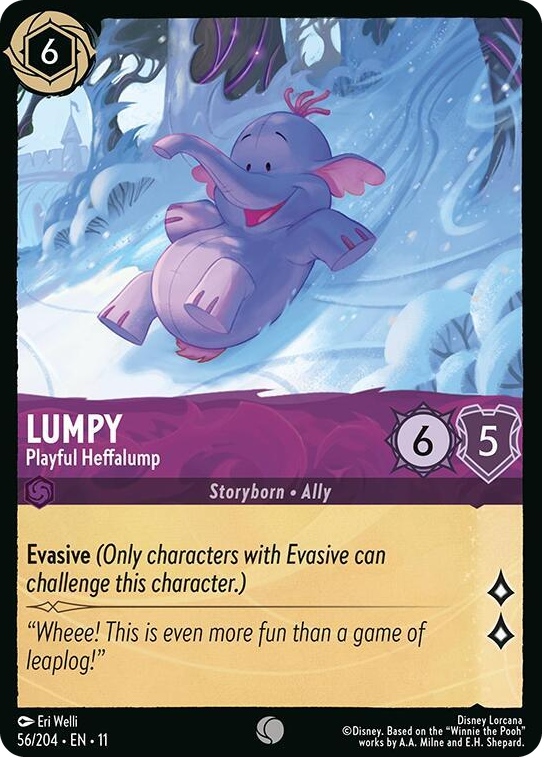 0056 Lumpy - Playful Heffalump Common Winterspell
