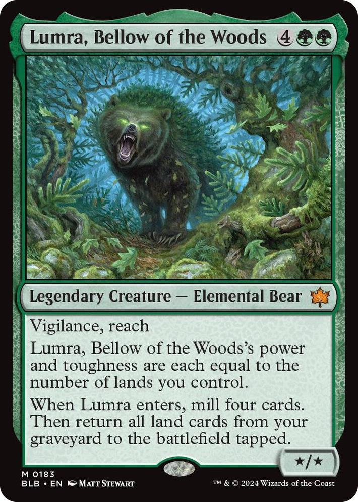 0183 Lumra, Bellow of the Woods M Bloomburrow