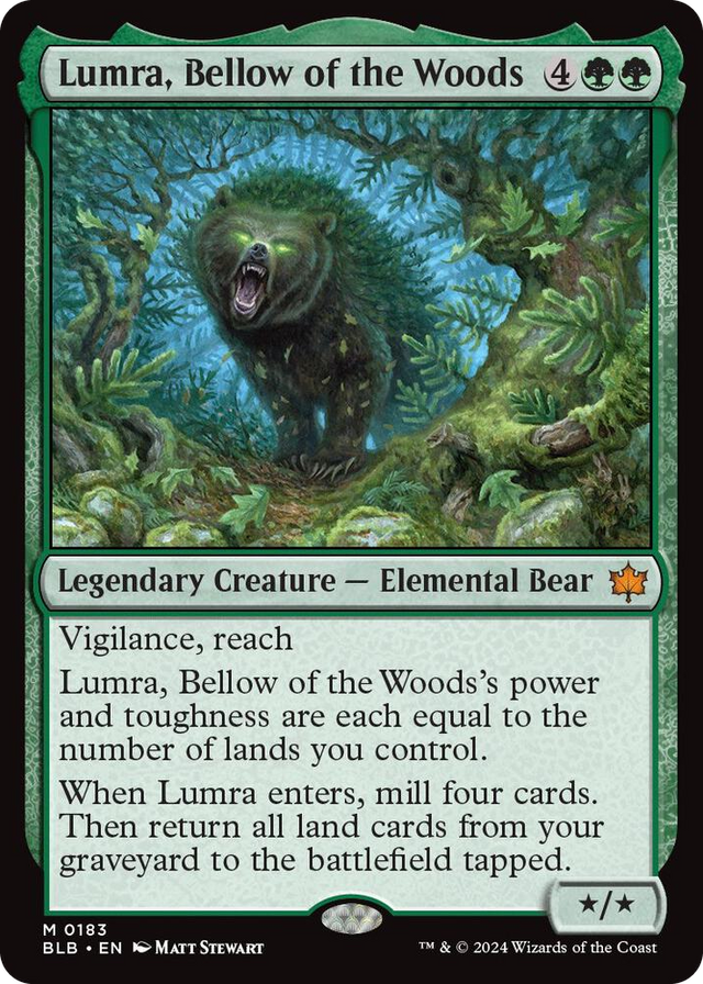 0183 Lumra, Bellow of the Woods M Bloomburrow