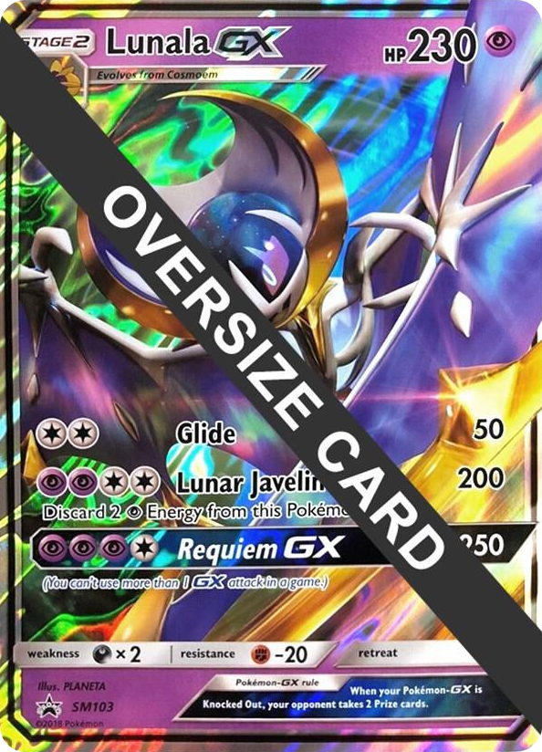 SM103 Lunala GX - SM103 Promo Jumbo Cards