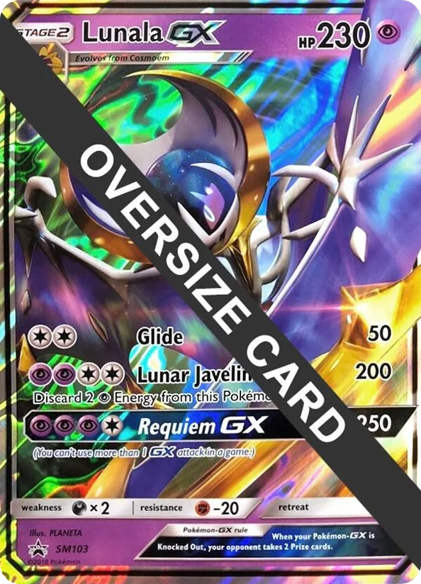 SM103 Lunala GX - SM103 Promo Jumbo Cards