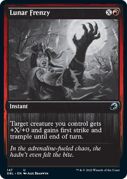 Lunar Frenzy #147 U - Innistrad: Double Feature Pokemon card