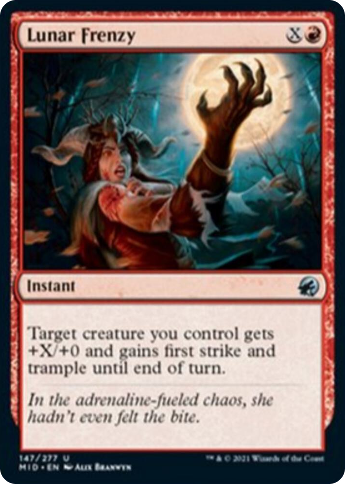 0147 Lunar Frenzy U Innistrad: Midnight Hunt