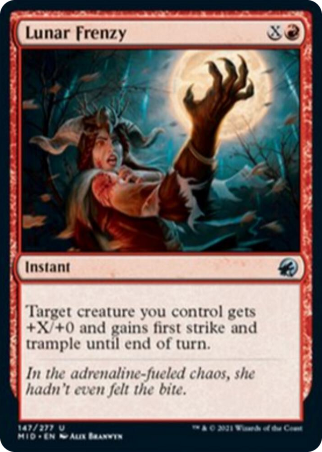 0147 Lunar Frenzy U Innistrad: Midnight Hunt