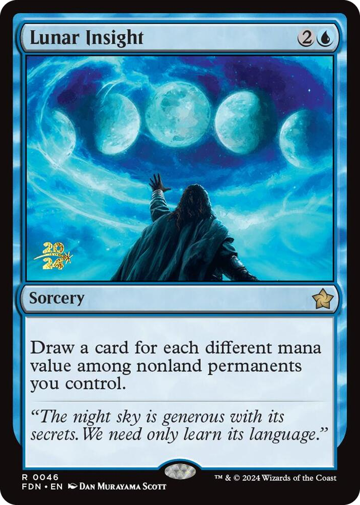 0046 Lunar Insight R Prerelease Cards