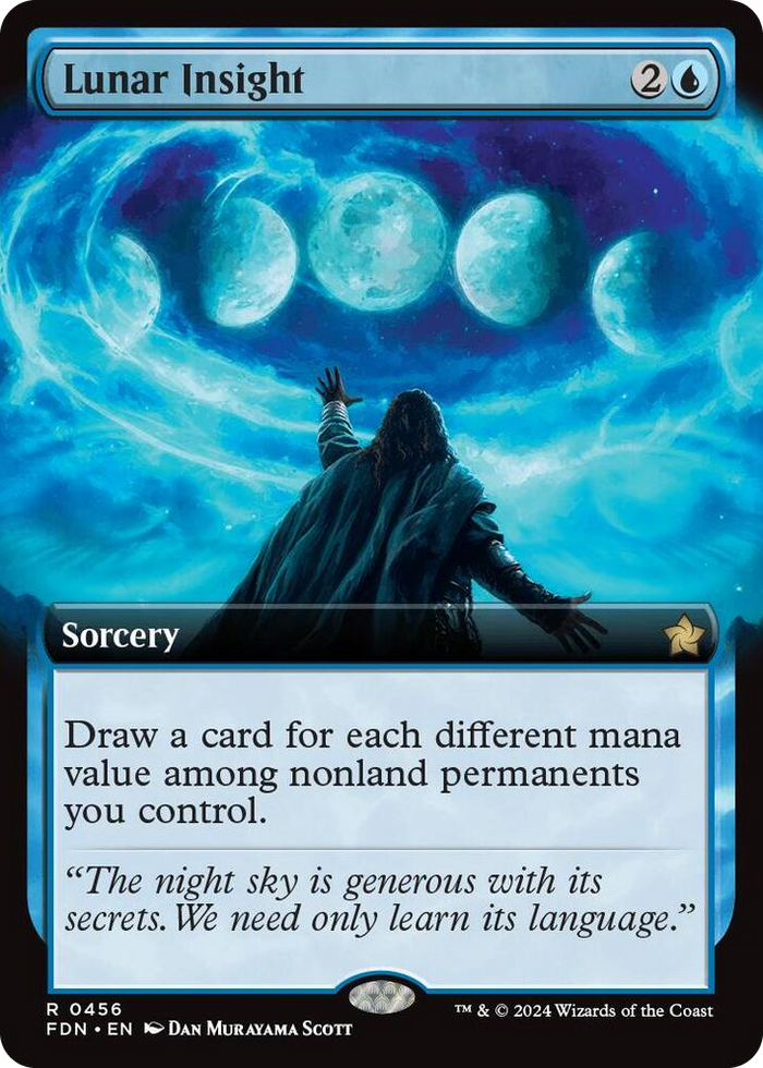Lunar Insight (Extended Art) #456 R - Foundations Pokemon card