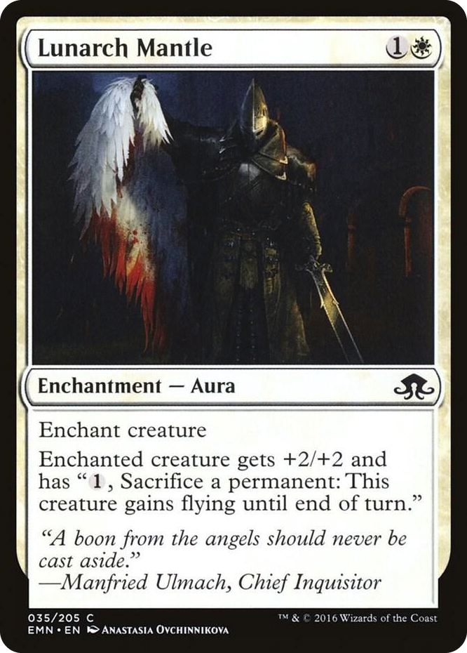 Lunarch Mantle #35 C - Eldritch Moon Pokemon card