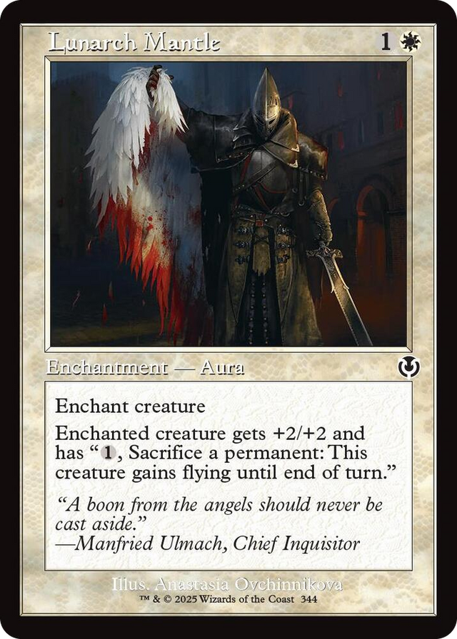 0344 Lunarch Mantle (Retro Frame) C Innistrad Remastered