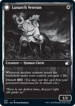 0027 Lunarch Veteran C Innistrad: Double Feature