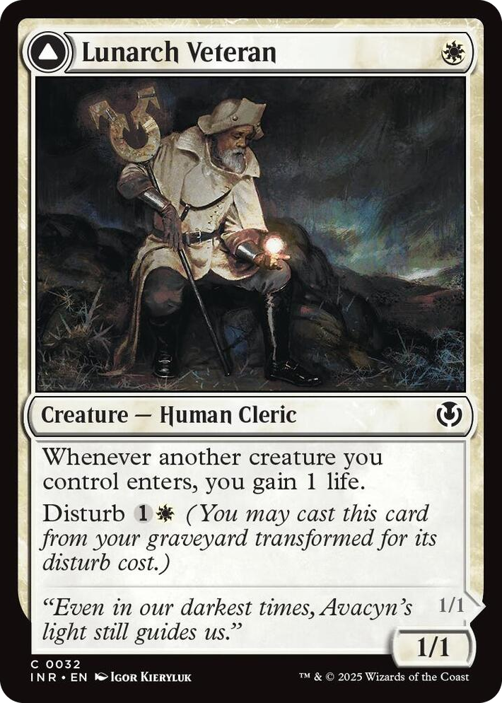 0032 Lunarch Veteran C Innistrad Remastered
