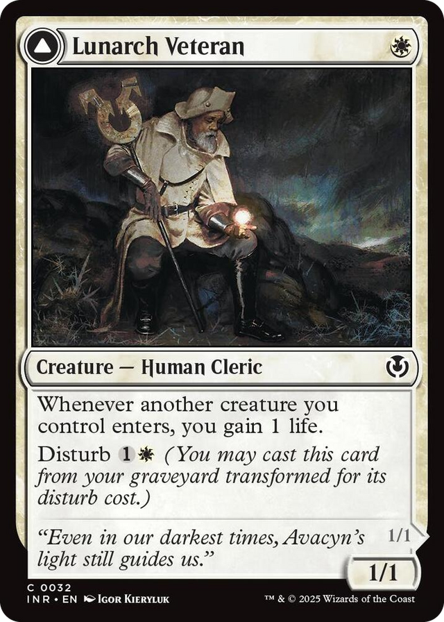 0032 Lunarch Veteran C Innistrad Remastered