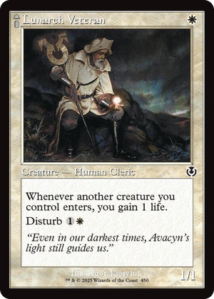 0450 Lunarch Veteran (Retro Frame) C Innistrad Remastered