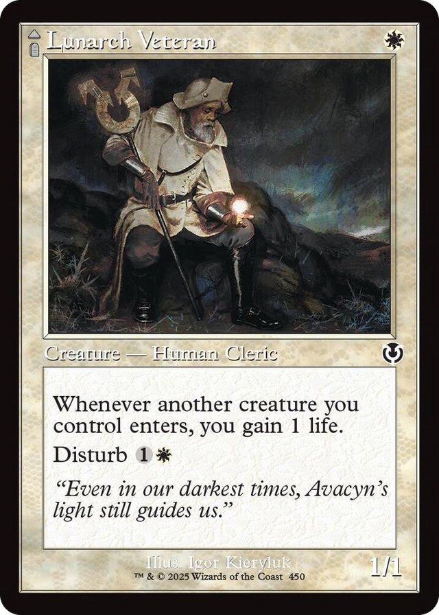 0450 Lunarch Veteran (Retro Frame) C Innistrad Remastered