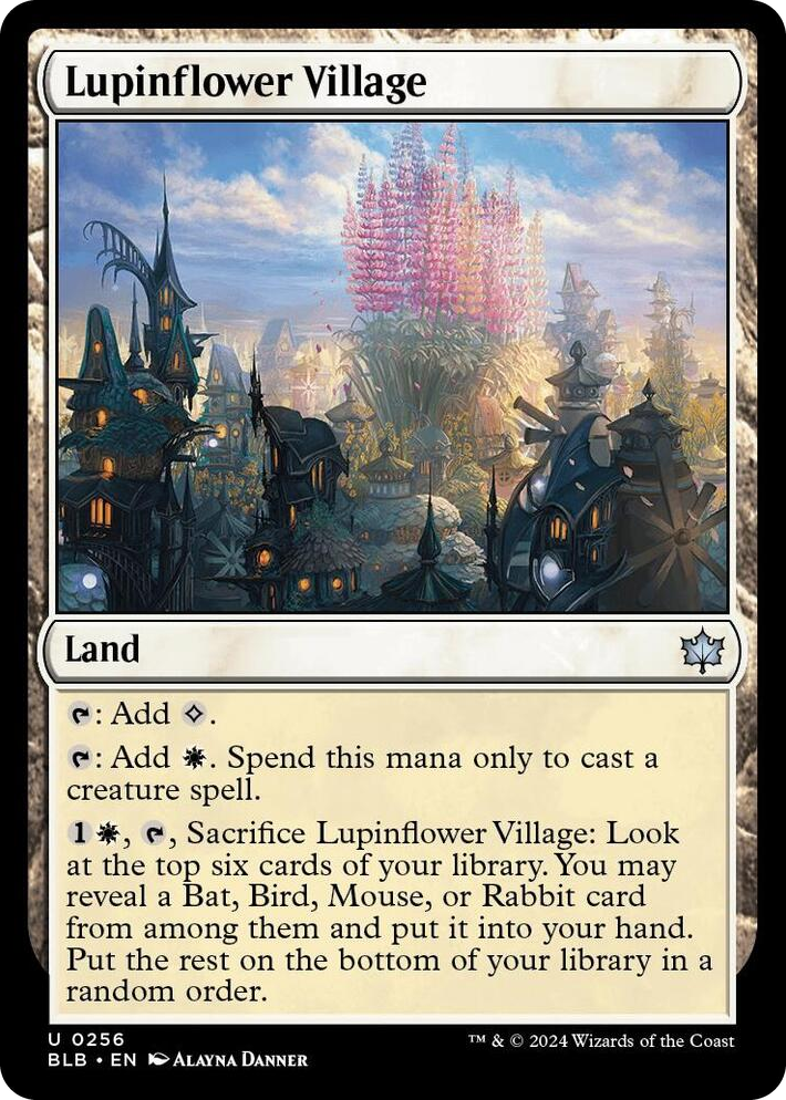 0256 Lupinflower Village U Bloomburrow