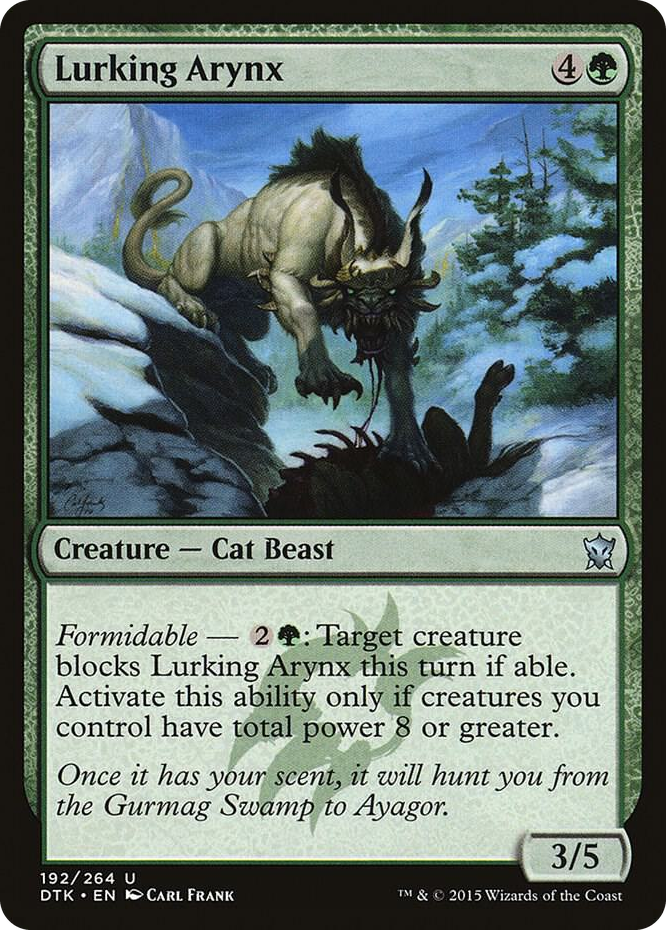0192 Lurking Arynx U Dragons of Tarkir