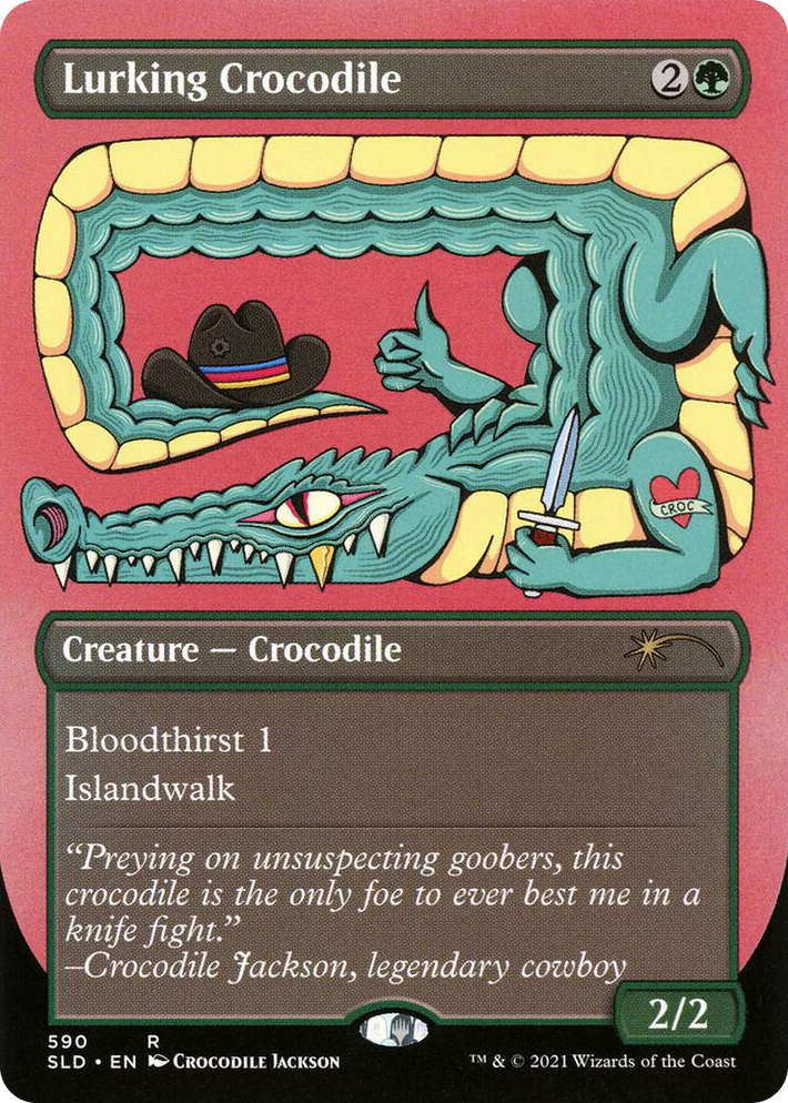 0590 Lurking Crocodile R Secret Lair Drop Series