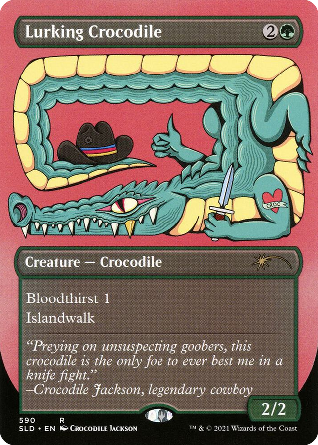 0590 Lurking Crocodile R Secret Lair Drop Series