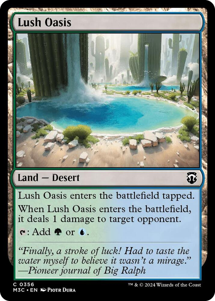 0356 Lush Oasis C Commander: Modern Horizons 3