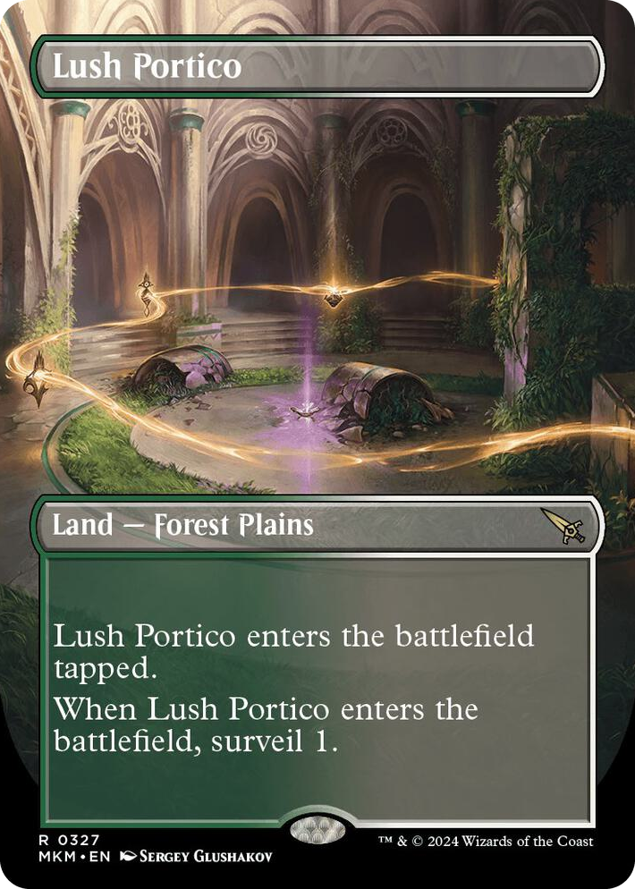 0327 Lush Portico (Borderless) R Murders at Karlov Manor
