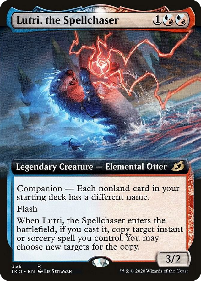 0356 Lutri, the Spellchaser (Extended Art) R Lair of Behemoths