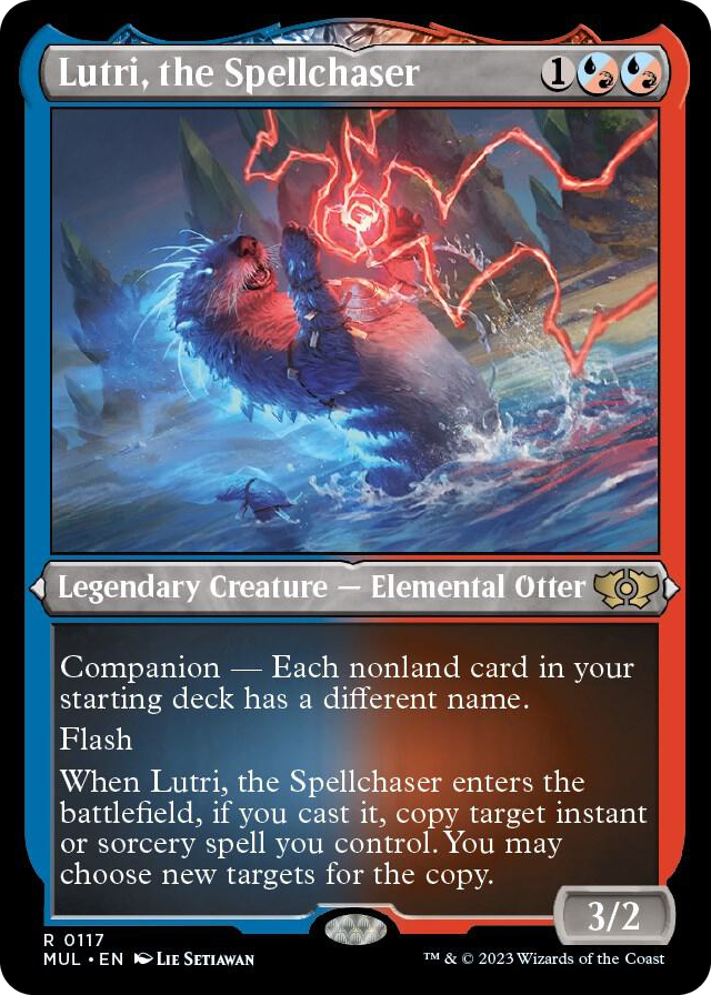 0117 Lutri, the Spellchaser (Foil Etched) R March of the Machine: Multiverse Legends