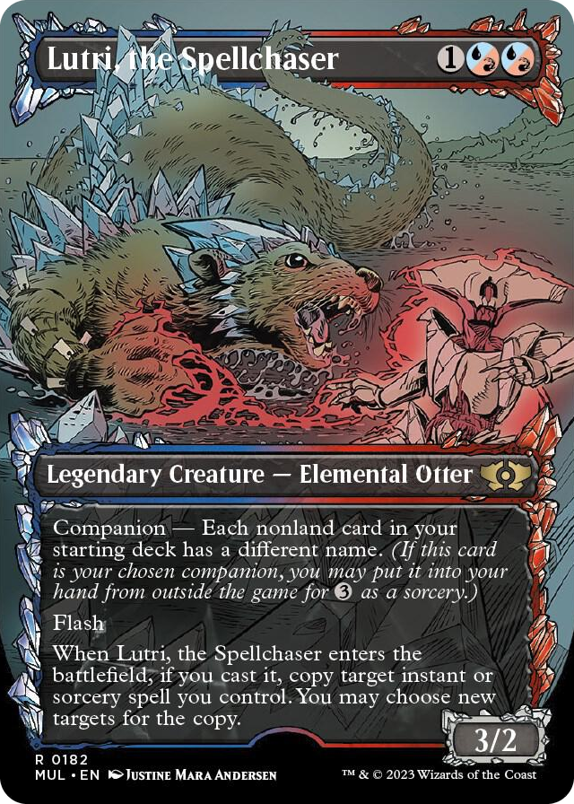 Lutri, the Spellchaser (Halo Foil) #182 R - March of the Machine: Multiverse Legends Pokemon card