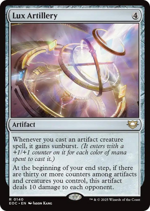 0140 Lux Artillery R Commander: Edge of Eternities