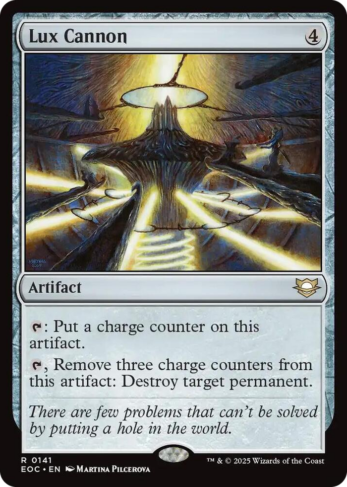 Lux Cannon #141 R - Commander: Edge of Eternities Pokemon card