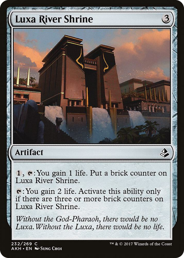 Luxa River Shrine #232 C - Amonkhet Pokemon card