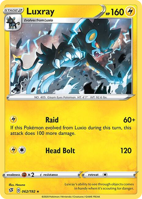 0062 Luxray Rare Deck Exclusives