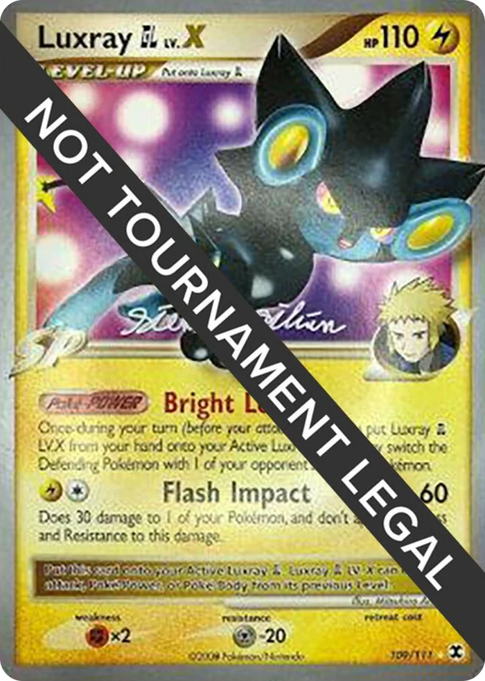 0109 Luxray GL LV.X - 2009 (Stephen Silvestro) Classic Collection World Championship Decks