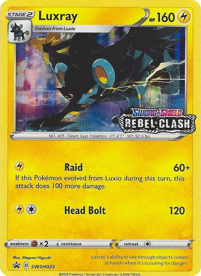 0023 Luxray - SWSH023 (Prerelease) Promo Sword & Shield Promo Cards