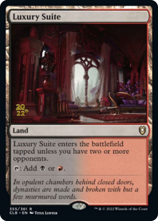 0355 Luxury Suite R Prerelease Cards