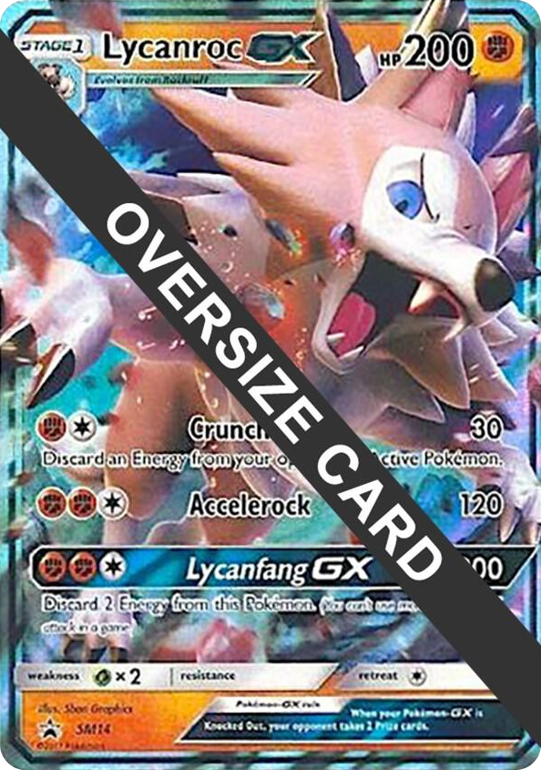 SM014 Lycanroc GX - SM14 Promo Jumbo Cards