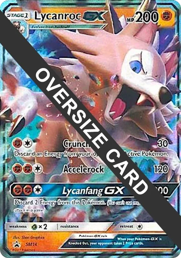 SM014 Lycanroc GX - SM14 Promo Jumbo Cards