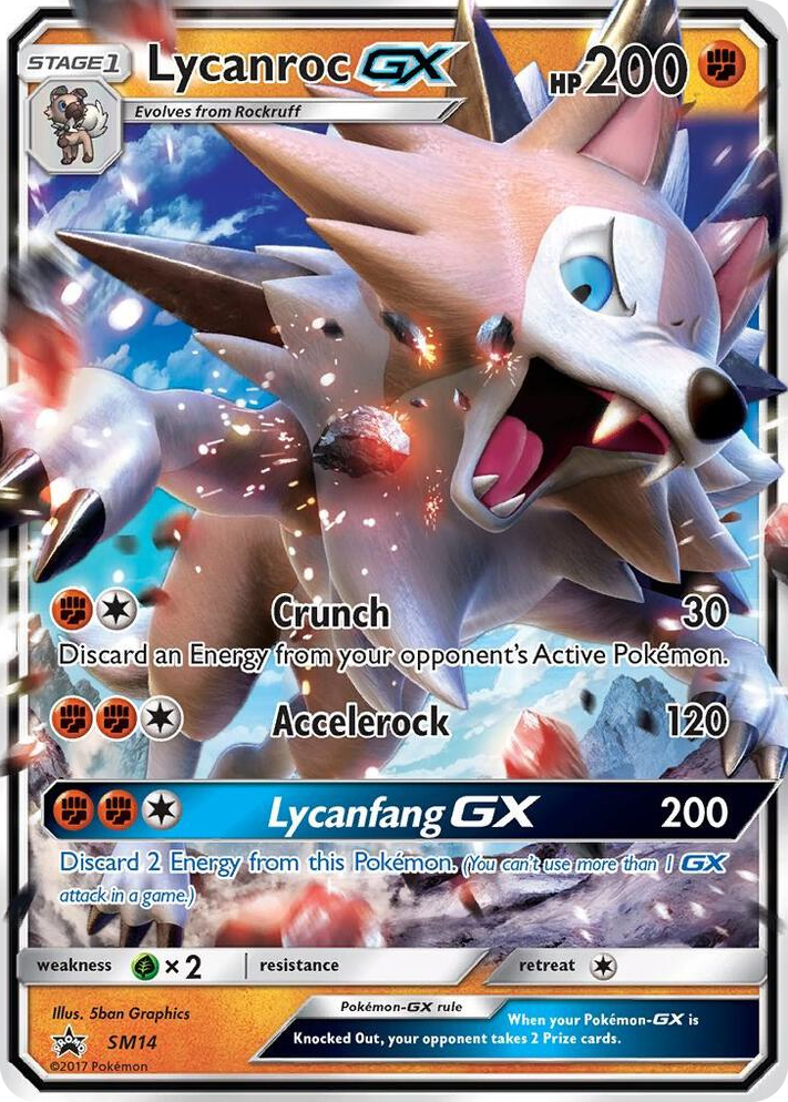 SM014 Lycanroc GX - SM14 Promo SM Promos
