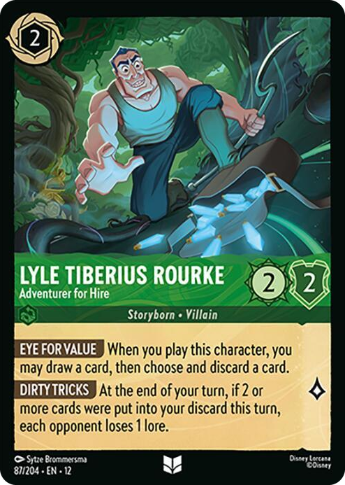 0087 Lyle Tiberius Rourke - Adventurer for Hire Uncommon Wilds Unknown
